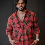 dulquer salmaan in trending check shirt photos-002