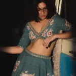 madonna sebastian in pastel colour lehenga photos