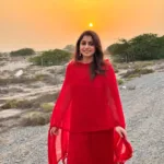 meera nandan in red outfit photos-002