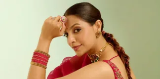 santhi mayadevi in red lehenga new trend photos 005