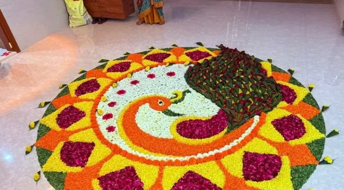 Onam Pookalam Photos And Simple Pookalam Designs Photos