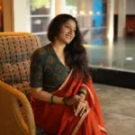 actress anumol in latest style in onam saree blouse designs-004