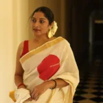 actress anumol in onam saree fashion photos