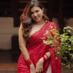 anju kurian in onam blouse design ideas trending 018