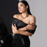 rashmika mandanna in black gown photos