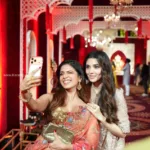 Krithi Shetty and malavika mohanan at kalyan navratri 2025 photos 009