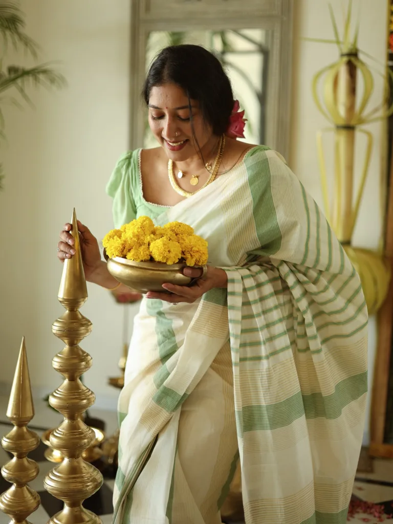 actress anumol onam saree 2025 photos 001