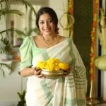 actress anumol onam saree 2025 photos