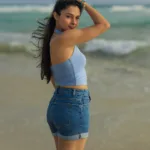 andrea jeremiah in beach outfit ideas photos 002