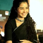 anupama parameswaran in black saree photos 005