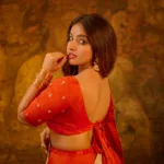 malavika c menon in multicolor party lehenga designs photos 002