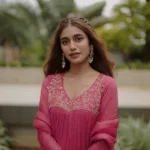priya varrier in pink churidar set photos 006