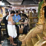 President Droupadi Murmu at Sabarimala photos 003