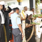 President Droupadi Murmu at Sabarimala temple photos 002