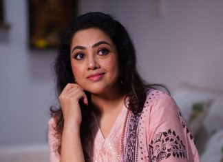 actress meena in peach colour churidar photos