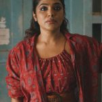 rima kallingal wearing ajrak print dress photo-005