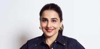 vidya balan in jeans material frock styling photos 003