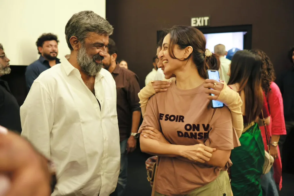 Manju Warrier at Preview Show of Aaro A Short Fiction by Ranjith Photos 003