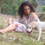 nithya menen latest makeup and travel look photos-005