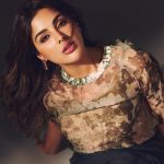 samyuktha menon in black skirt using net material with stylish top photos-003