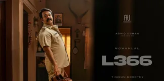 mohanlal movie L366 poster