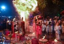 In Photos: Sabarimala Pilgrimage Concludes with Sacred Guruthi Pooja at Malikappuram sabarimala guruthi pooja photos 001