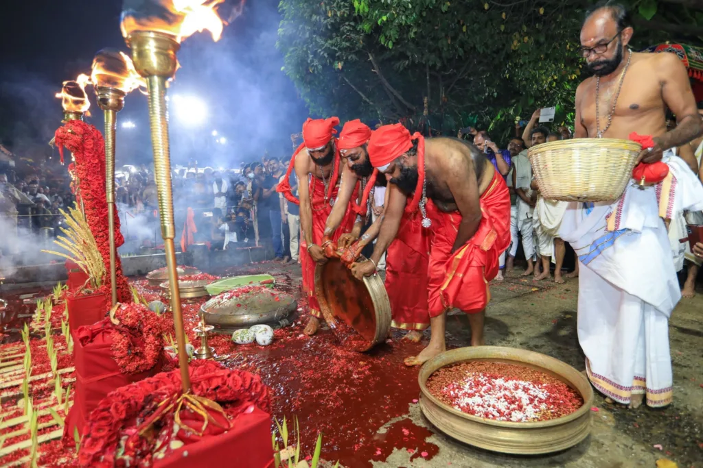 sabarimala guruthi pooja photos 004
