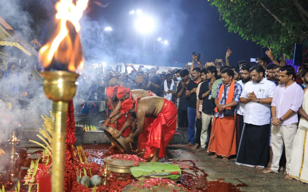sabarimala guruthi pooja photos 005
