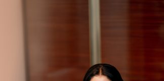 Shamna Kasim shamna kasim in full length deep plum or burgundy velvet kaftan or long kurta silhouette design photos