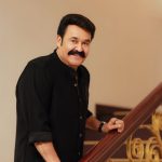 mohanlal in bleck shirt photos