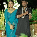 vedan wedding reception with wife Navami Latha photos