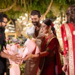 Ram Charan at vijay and rashmika reception photos