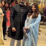 aishwarya rai with husband abhishek bachchan at Arjun Tendulkar wedding photos