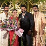 karthi at vijay and rashmika reception photos