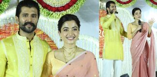 Vijay Deverakonda and Rashmika Mandanna before wedding reception