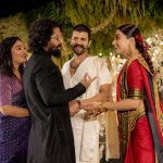 nani and wife at vijay and rashmika reception photos