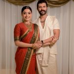 vijay and rashmika reception photos and reception dress