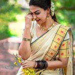 actress anusree in vishu temple look and outfit ideas photos-005