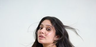 Veena Nandhakumar veena nandakumar in light blue long dress design ideas images