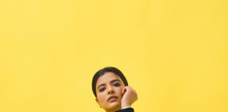 Aishwarya Rajesh aishwarya rajesh in Modern Black Pant Suit Ensemble paired with bright orange pointed heels for contrast