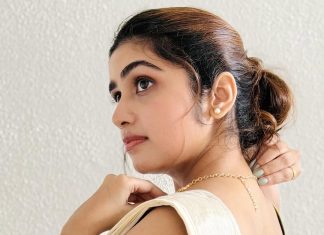 Manasa Radhakrishnan manasa radhakrishnan in function wear outfit dress photos