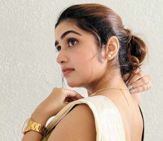Manasa Radhakrishnan manasa radhakrishnan in function wear outfit dress photos