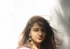 Nikhila Vimal nikhila vimal in Soft blush pink base with muted sage green and dusty rose accents Traditional three piece ethnic Salwar Kameez relaxed fit straight kurta adorned with block printed floral top
