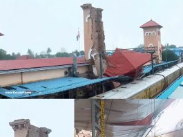 Clock Tower Collapses at Kozhikode Railway Station; Major Disaster Averted