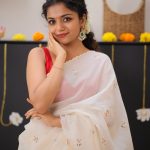 actress Hansika Krishna onam outfit ideas onam saree photos by SIAH by Ahadishika