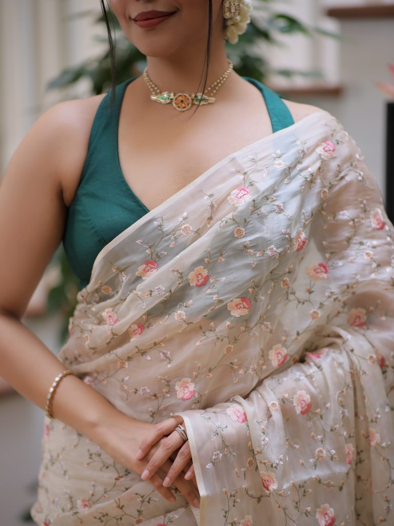 actress ahana onam outfit ideas onam saree by SIAH by Ahadishika