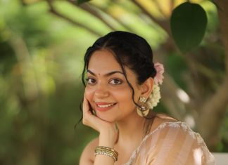 Ahana Krishna Kumar ahana krishna in SIAH by Ahadishika saree photos