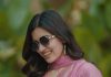 Anju Kurian anju kurian in contemporary pastel pink ethnic suit set consisting of a straight cut kurti matching trousers and a dupatta photos