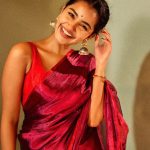 anupama parameswaran in saree photos