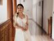 15+ Celebrity-Inspired Onam Outfit & Jewellery Ideas Photos From Classic Kasavu to Onam Salwar Set celebrities onam outfit ideas bye Felicia Designs actress esther anil